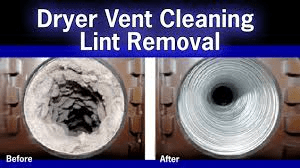 A recent vent cleaning service job in the  area